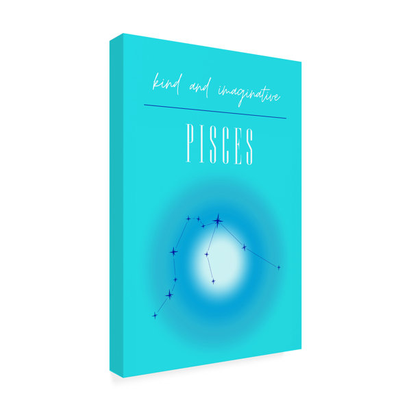 Trinx Pisces Zodiac Print Art by Amelie Wayfair